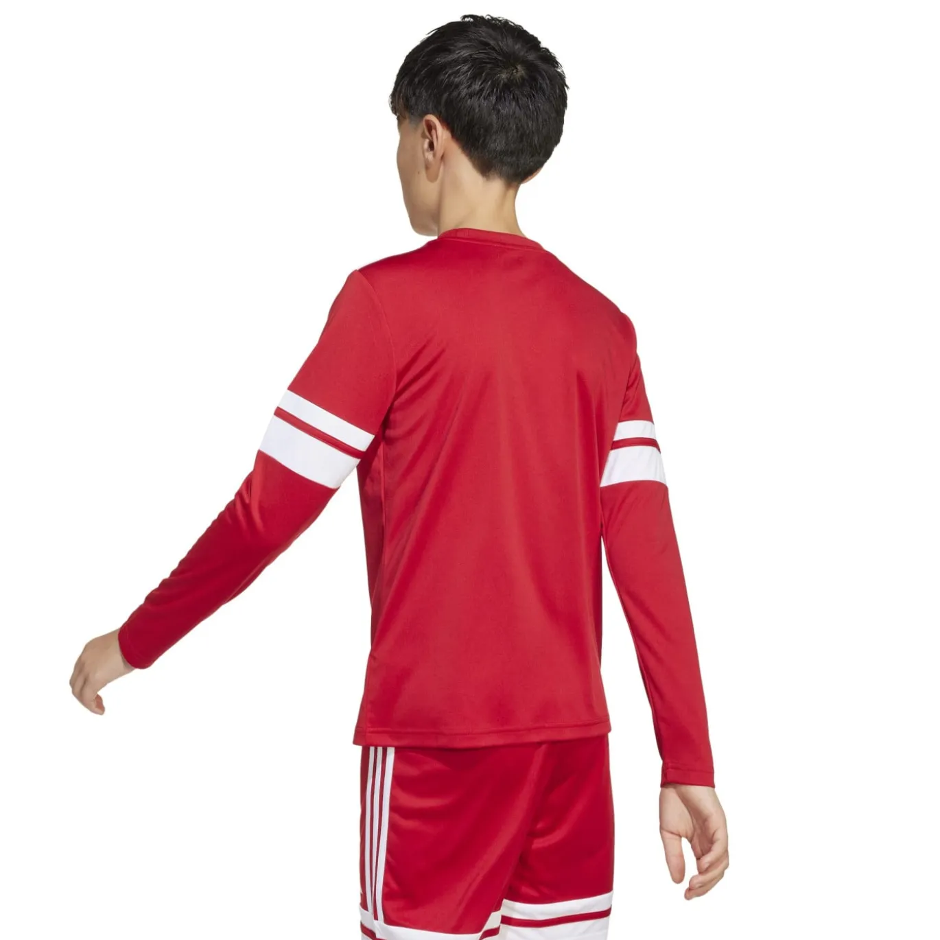 adidas Squadra 25 Voetbalshirt Lange Mouwen Kids Rood Wit