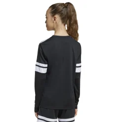 adidas Squadra 25 Voetbalshirt Lange Mouwen Kids Zwart Wit