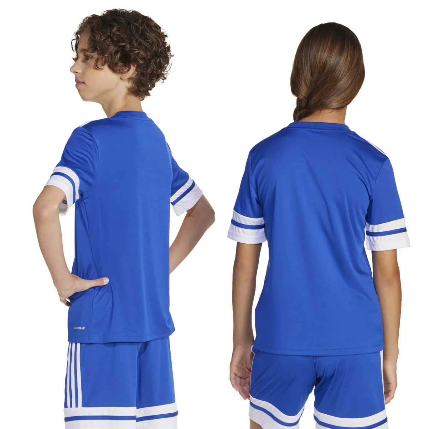 adidas Squadra 25 Voetbalshirt Kids Blauw Wit