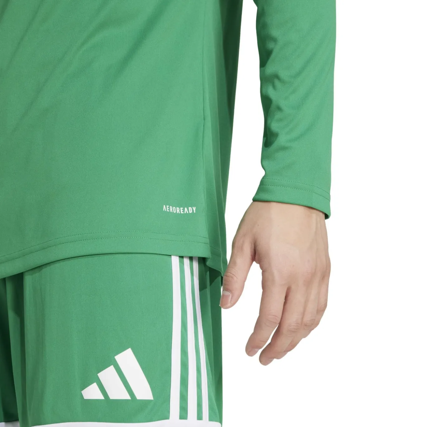 adidas Squadra 25 Voetbalshirt Lange Mouwen Groen Wit