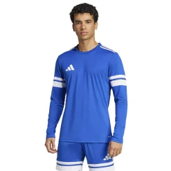 adidas Squadra 25 Voetbalshirt Lange Mouwen Blauw Wit