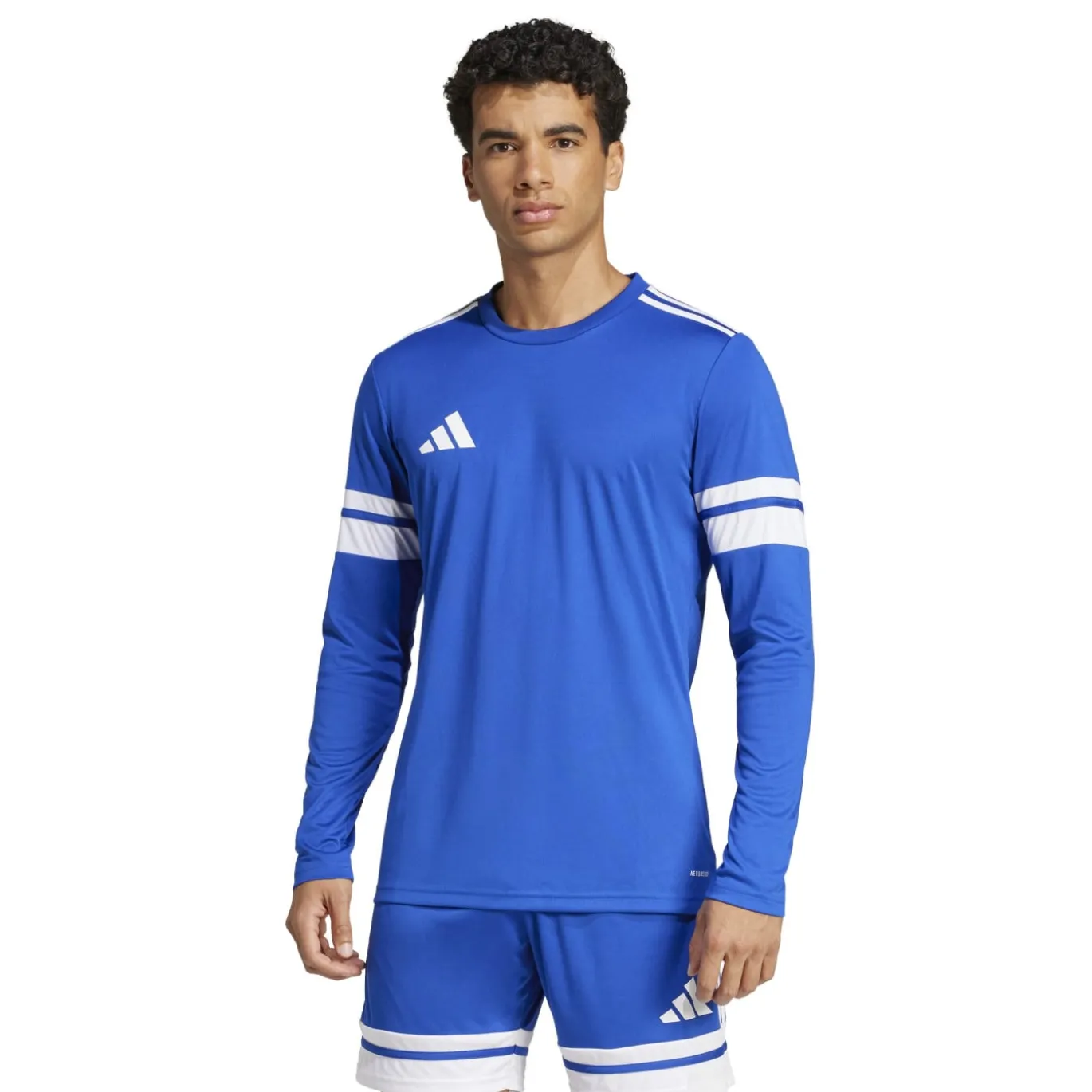 adidas Squadra 25 Voetbalshirt Lange Mouwen Blauw Wit