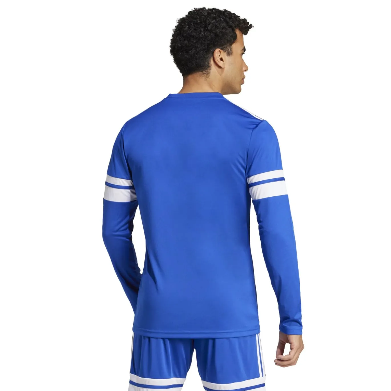 adidas Squadra 25 Voetbalshirt Lange Mouwen Blauw Wit