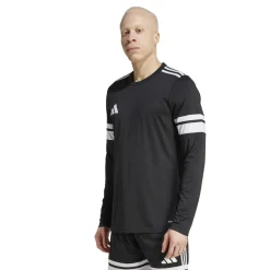 adidas Squadra 25 Voetbalshirt Lange Mouwen Zwart Wit