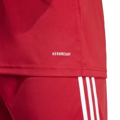 adidas Squadra 25 Voetbalshirt Lange Mouwen Rood Wit