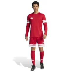 adidas Squadra 25 Voetbalshirt Lange Mouwen Rood Wit