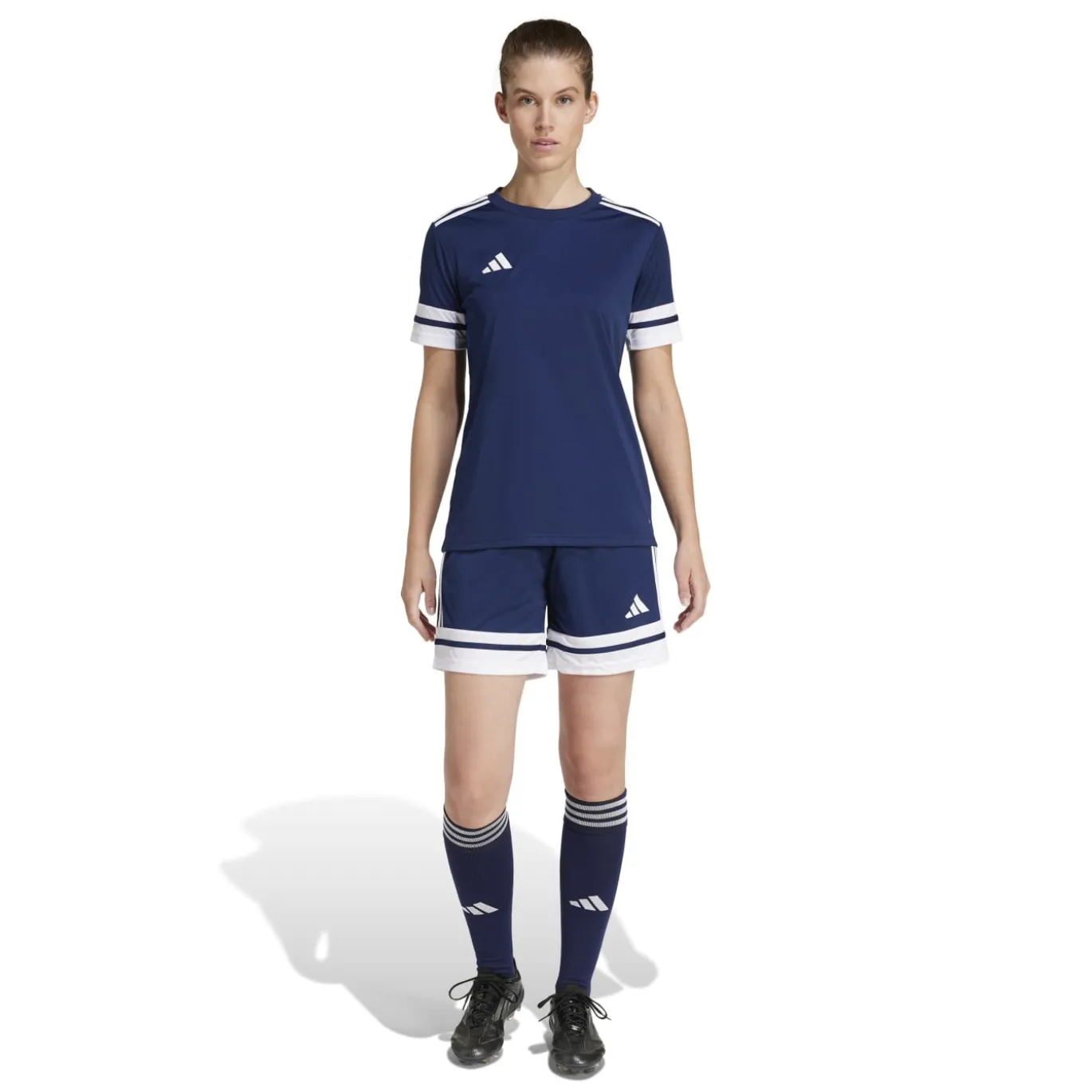 adidas Squadra 25 Voetbalshirt Dames Donkerblauw Wit