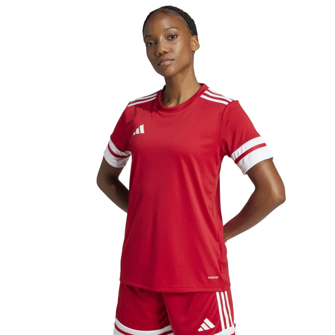 adidas Squadra 25 Voetbalshirt Dames Rood Wit