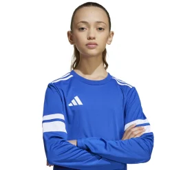 adidas Squadra 25 Voetbalshirt Lange Mouwen Kids Blauw Wit
