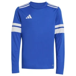 adidas Squadra 25 Voetbalshirt Lange Mouwen Kids Blauw Wit