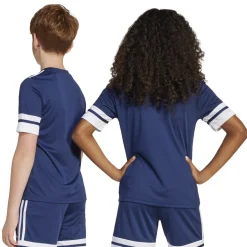 adidas Squadra 25 Voetbalshirt Kids Donkerblauw Wit
