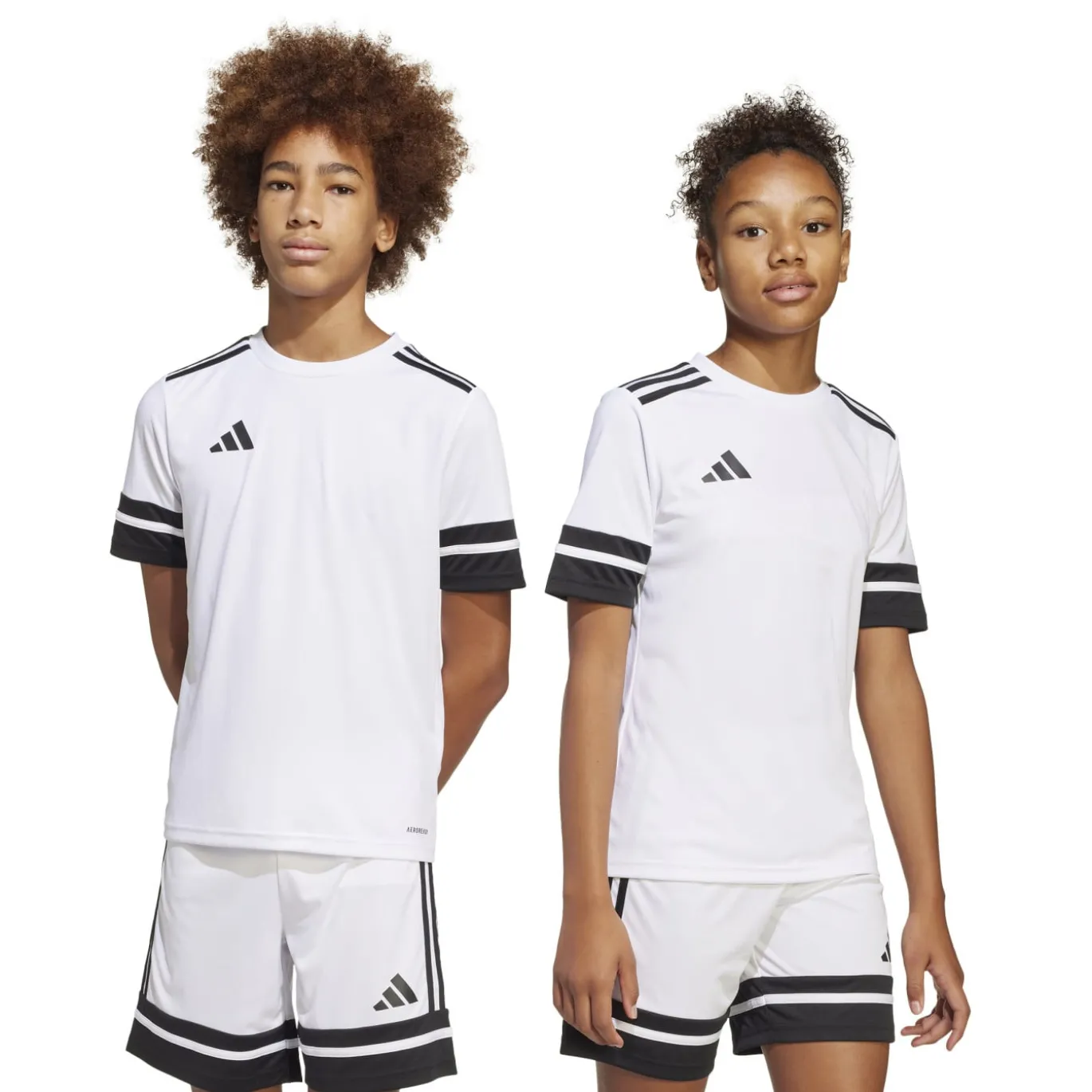 adidas Squadra 25 Voetbalshirt Kids Wit Zwart