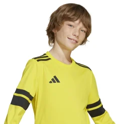 adidas Squadra 25 Voetbalshirt Lange Mouwen Kids Geel Zwart