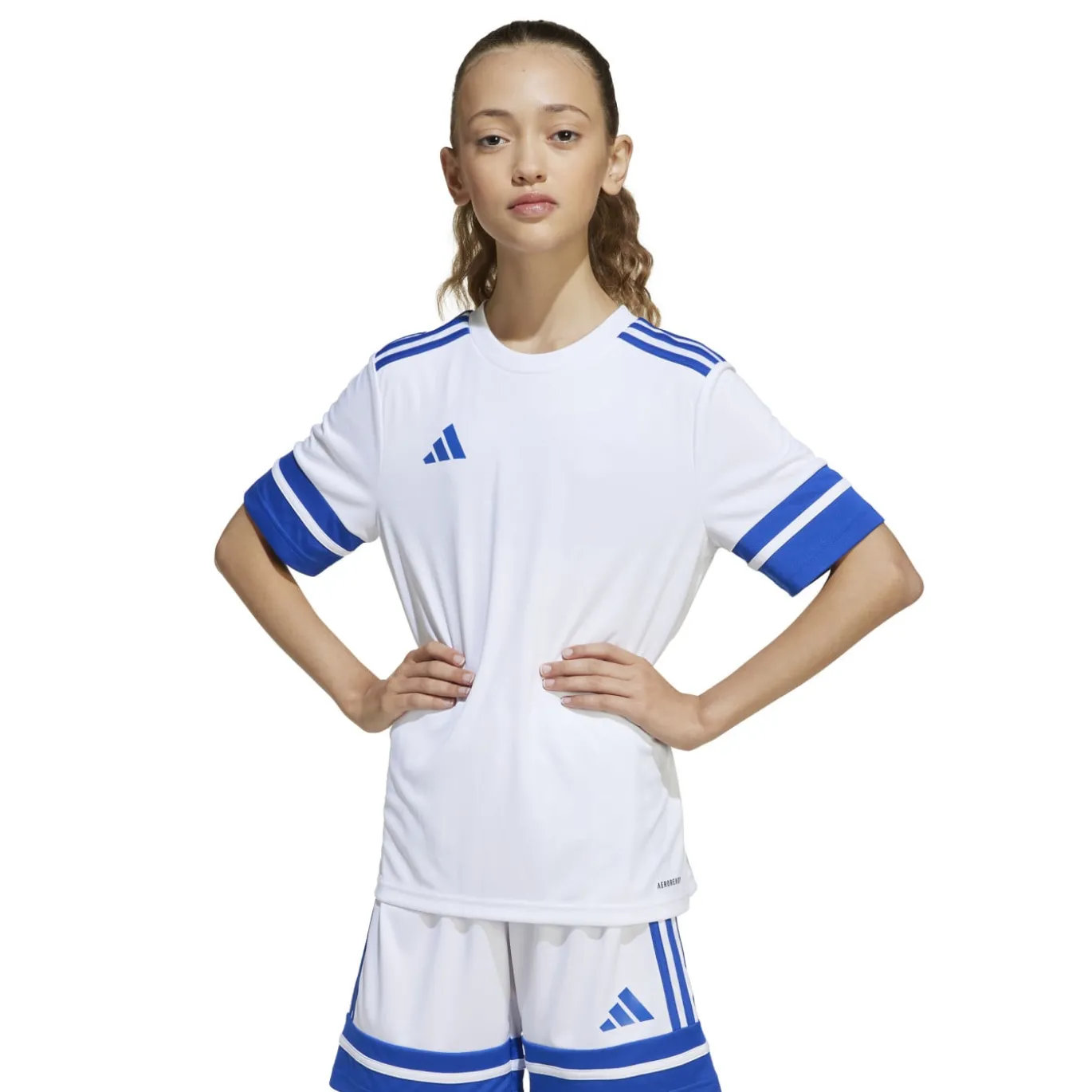 adidas Squadra 25 Voetbalshirt Kids Wit Blauw