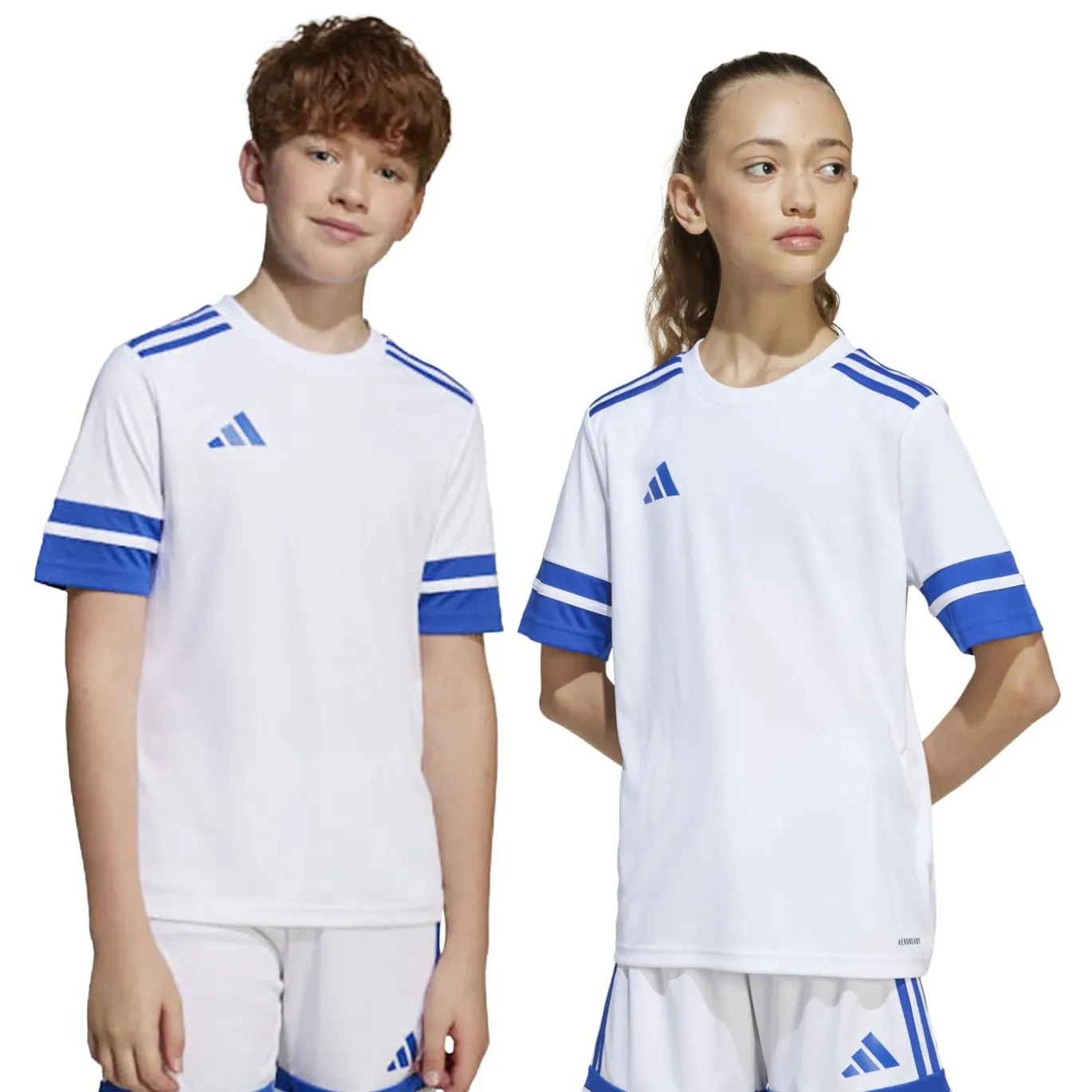adidas Squadra 25 Voetbalshirt Kids Wit Blauw