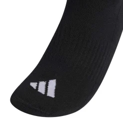 adidas 3-Stripes Gevoerde Sportwear Sokken 3 Paar Zwart Wit
