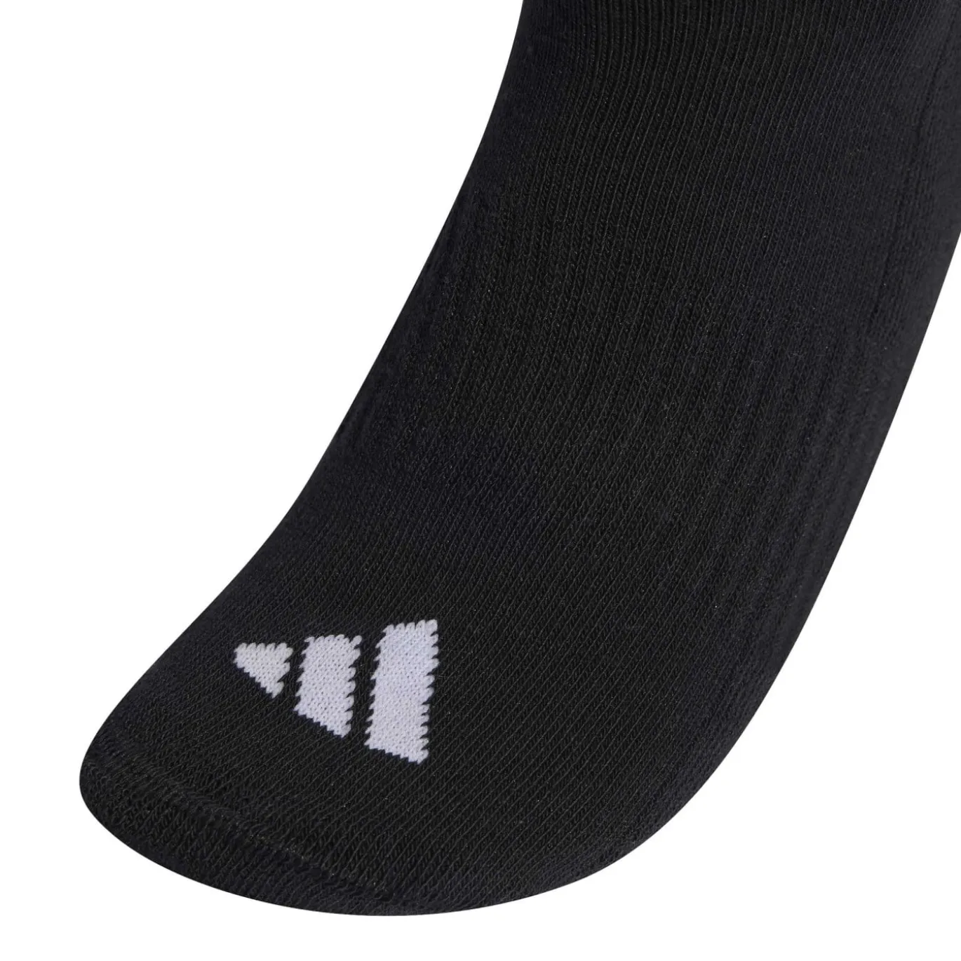 adidas 3-Stripes Gevoerde Sportwear Sokken 3 Paar Zwart Wit
