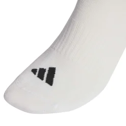 adidas 3-Stripes Gevoerde Sportwear Sokken 3 Paar Wit Zwart