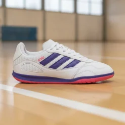 adidas Super Sala III Zaalvoetbalschoenen (IN) Kids Wit Paars Roze
