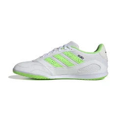 adidas Super Sala III Zaalvoetbalschoenen (IN) Wit Lichtgroen Zwart