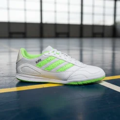 adidas Super Sala III Zaalvoetbalschoenen (IN) Wit Lichtgroen Zwart