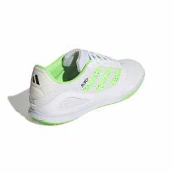 adidas Super Sala III Zaalvoetbalschoenen (IN) Wit Lichtgroen Zwart