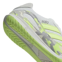 adidas Super Sala III Zaalvoetbalschoenen (IN) Kids Lichtgrijs Lichtgroen Lime