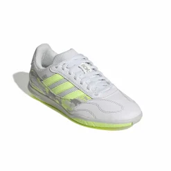adidas Super Sala III Zaalvoetbalschoenen (IN) Kids Lichtgrijs Lichtgroen Lime