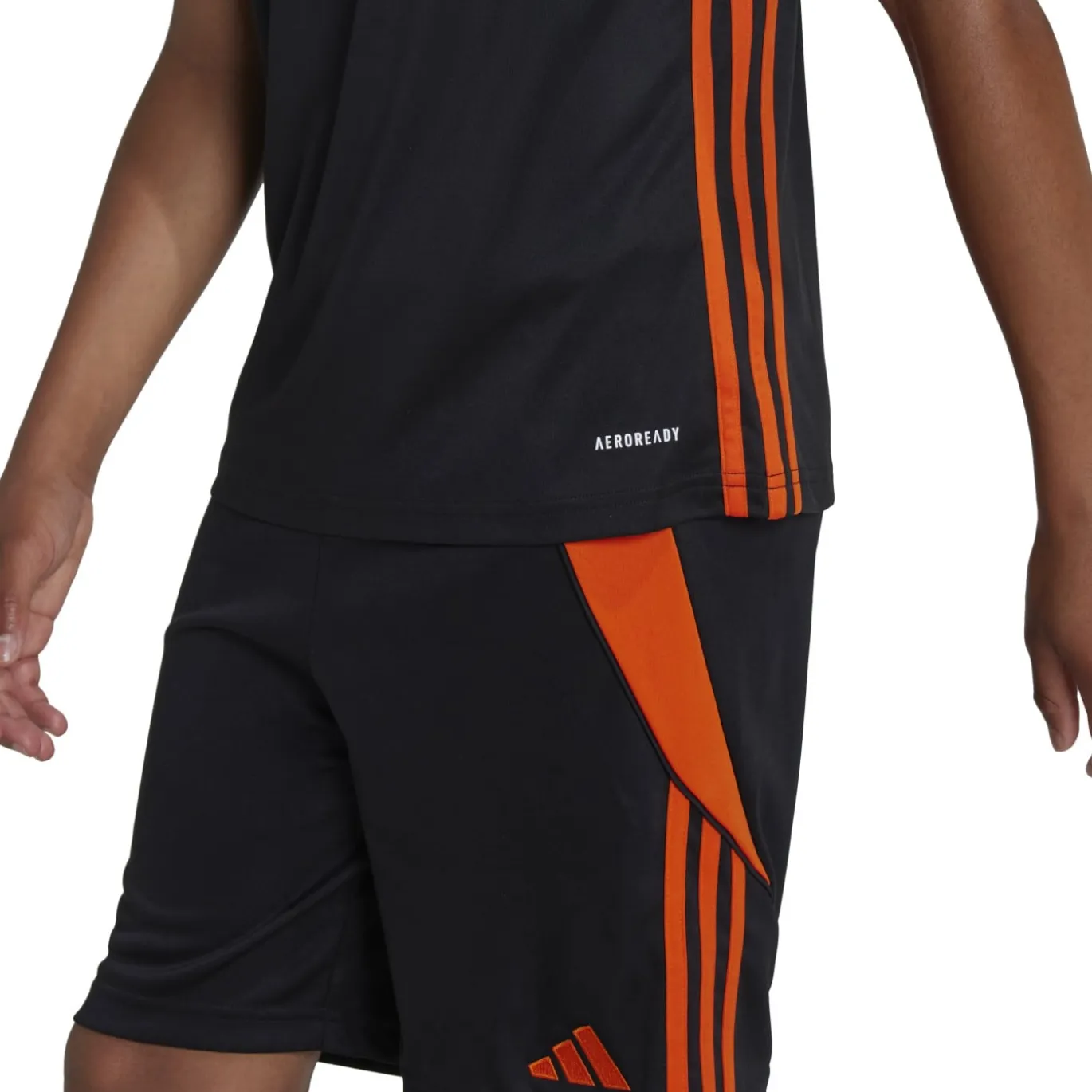 adidas Tabela 23 Voetbalshirt Kids Zwart Oranje