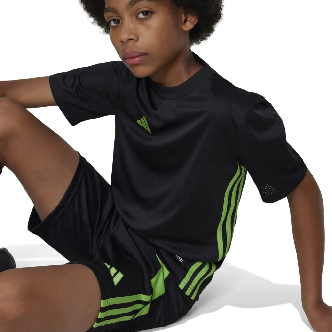adidas Tabela 23 Voetbalshirt Kids Zwart Groen