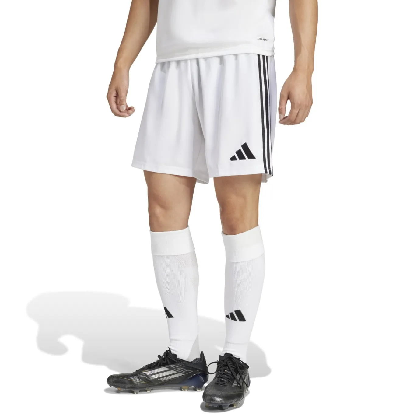 adidas Tastigo 25 Voetbalbroekje Wit Zwart