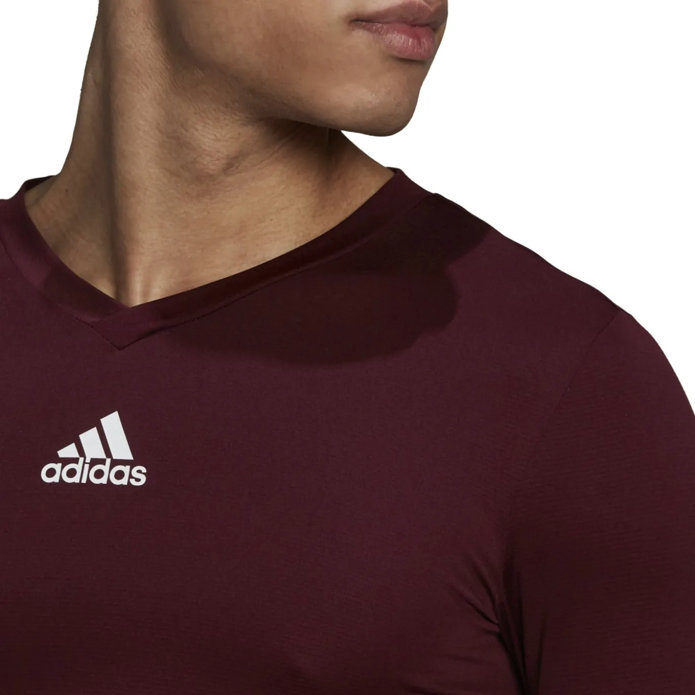 adidas Team Base Ondershirt Lange Mouwen Bordeaux Rood
