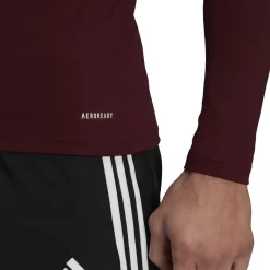 adidas Team Base Ondershirt Lange Mouwen Bordeaux Rood
