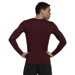 adidas Team Base Ondershirt Lange Mouwen Bordeaux Rood