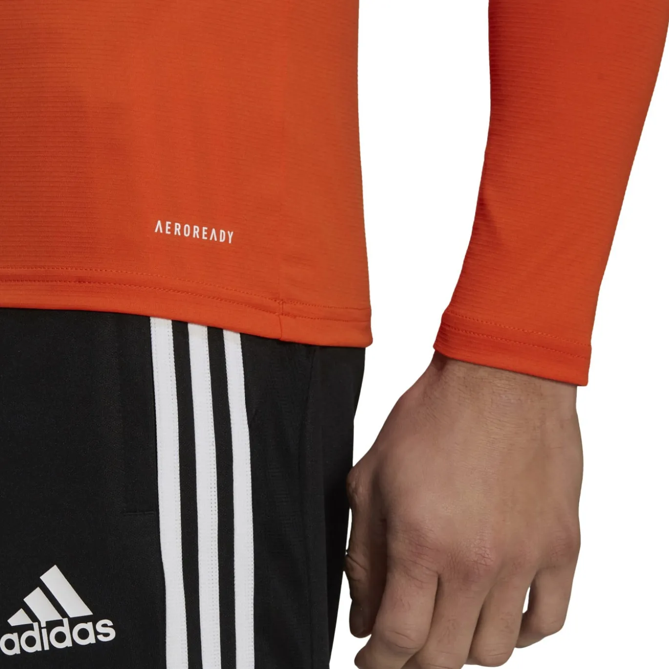 adidas Team Ondershirt Lange Mouwen Oranje