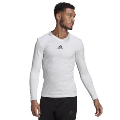 adidas Team Ondershirt Lange Mouwen Wit