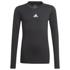 adidas Team Ondershirt Lange Mouwen Kids Zwart
