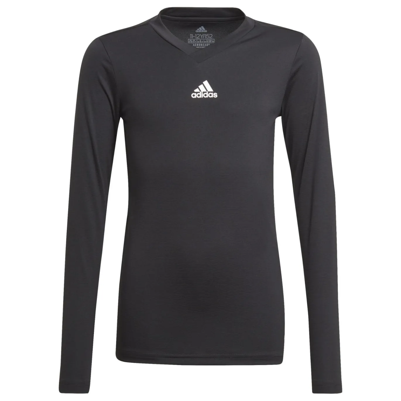 adidas Team Ondershirt Lange Mouwen Kids Zwart