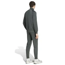 adidas Tech Essential Trainingspak Donkergroen Grijs