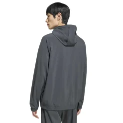 adidas Tech Essential Woven Trainingsjack Donkergrijs Zilver