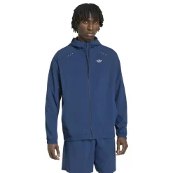 adidas Tech Essential Woven Trainingsjack Donkerblauw Zilver