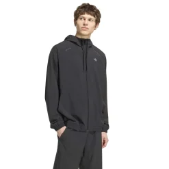 adidas Tech Essential Woven Trainingsjack Zwart Zilver
