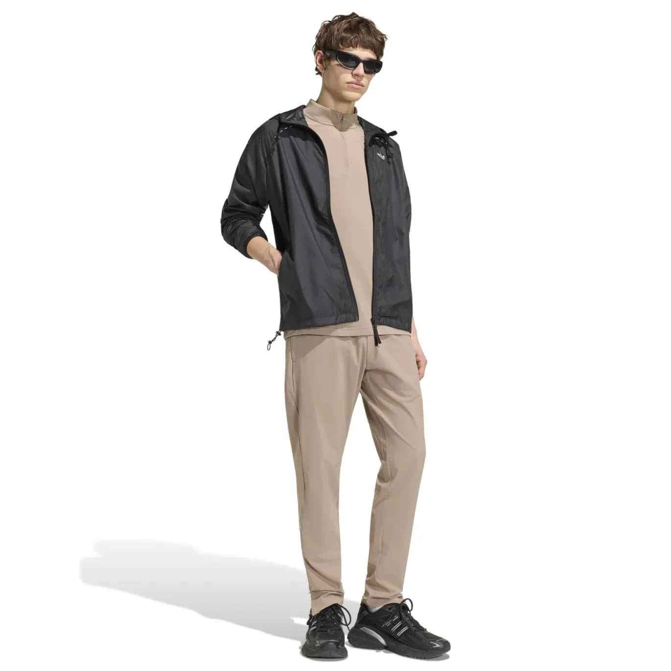 adidas Tech Essential Woven Trainingsjack Zwart Zilver