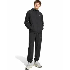 adidas Tech Essential Woven Trainingspak Zwart Zilver