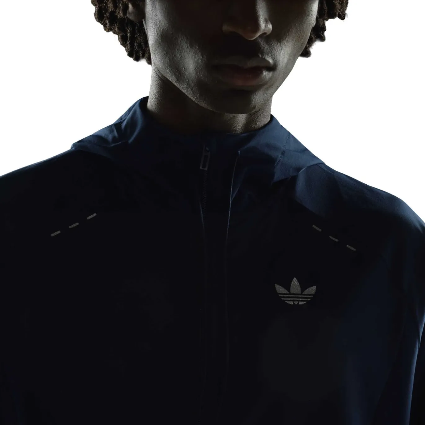 adidas Tech Essential Woven Trainingspak Donkerblauw Zilver