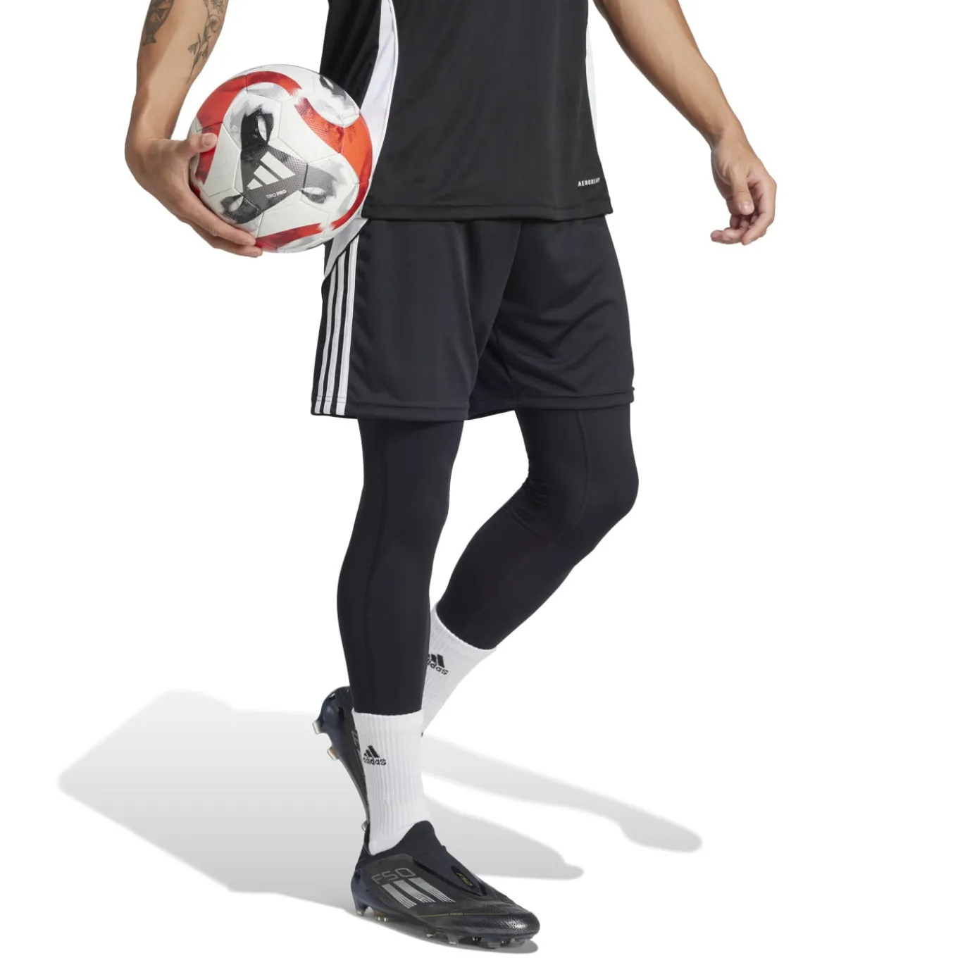 adidas Techfit Lange Legging Zwart Wit
