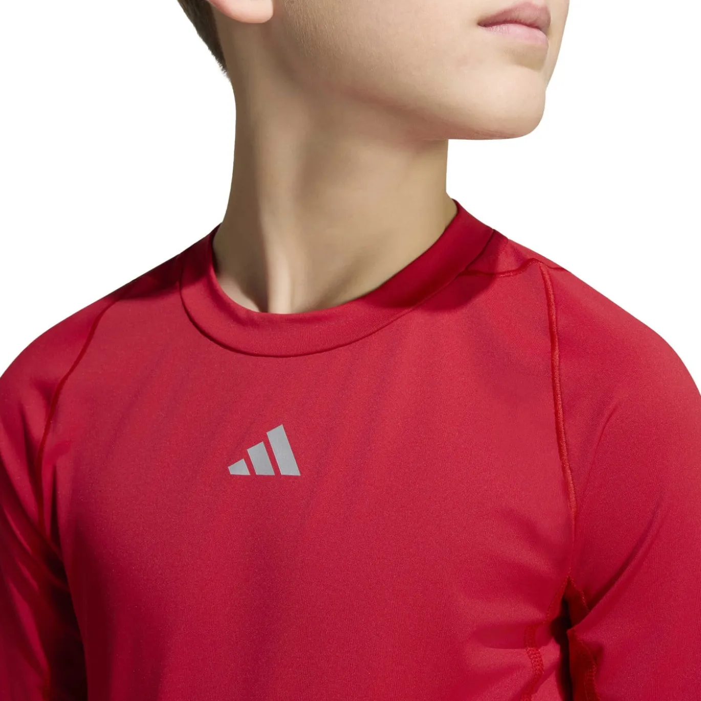 adidas TECHFIT Ondershirt Kids Rood