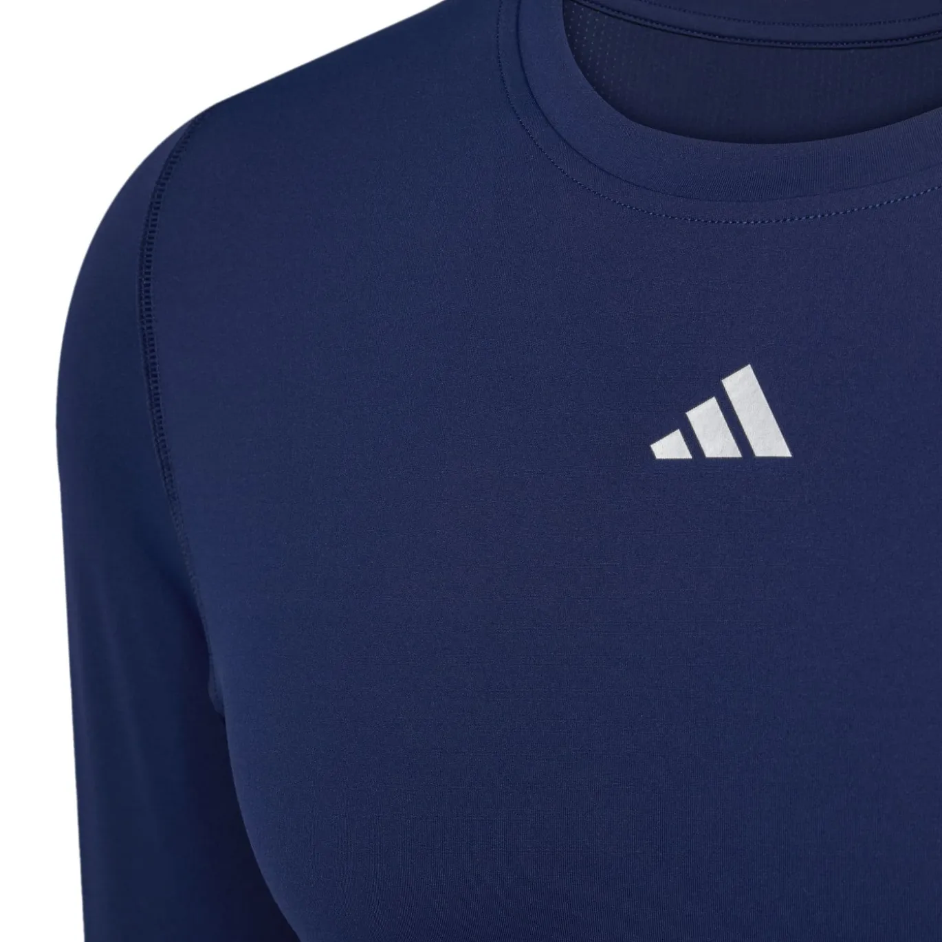 adidas Techfit Ondershirt Lange Mouwen Donkerblauw Wit