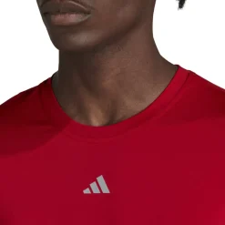 adidas TechFit Ondershirt Lange Mouwen Rood Grijs