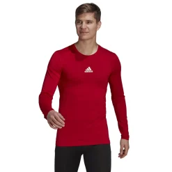 adidas TechFit Ondershirt Lange Mouwen Rood
